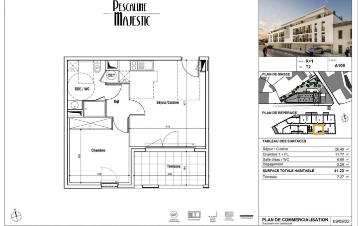 Annonces SOMMIERES : Appartement | LUNEL (34400) | 41 m2 | 225 000 &euro; 